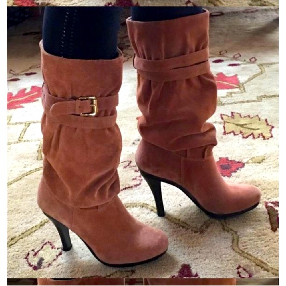 Michael Kors Kidane Slouche Suede Boot
